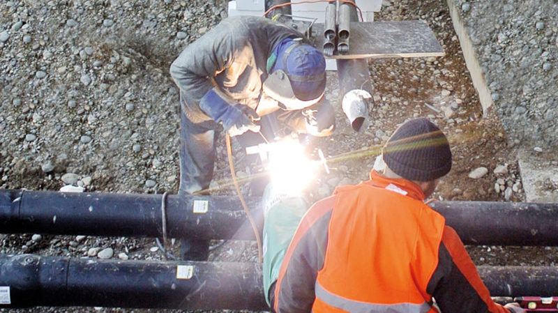 Kempten district heating_welding work according to AGFW