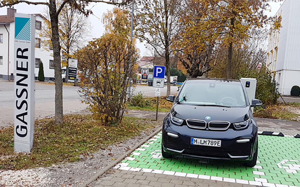 e-Mobilität. Ladestation am Standort Gassner Kempten