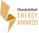 Logo der Auszeichnung Handelsblatt Energy Award 2021 für die Green Factory